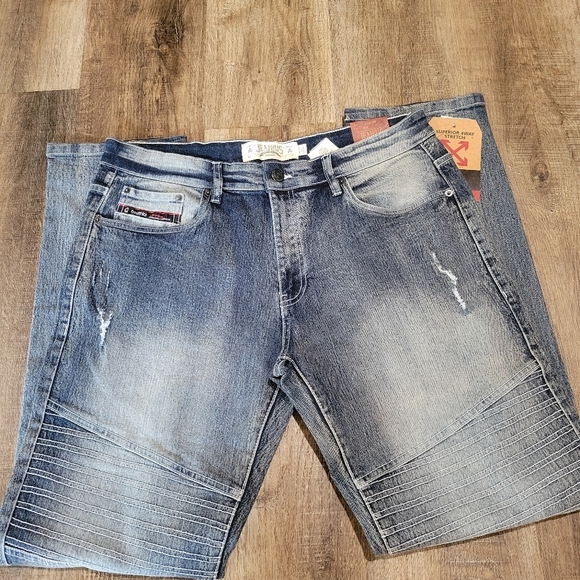 JEANIUS Men's Blue Jeans - Picture 4 of 16